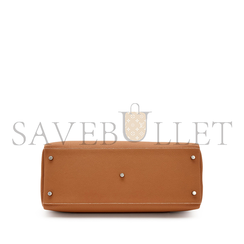 H**me5 gold togo maxi kelly 42 retourne palladium hardware 19275 (42*27*17cm)